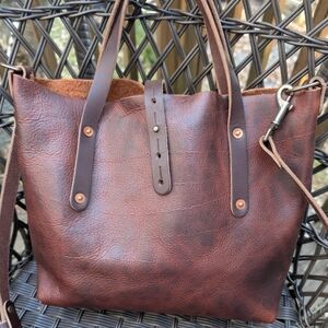 Go Forth Goods Small Whisky Bison Avery Crossbody EUC Retired Color